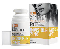 Invisible Zinc Facial Moisturiser SPF30+ 50ml