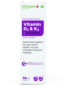 Clinicians Liposomal D3 +Vit K2 500iu 30ml