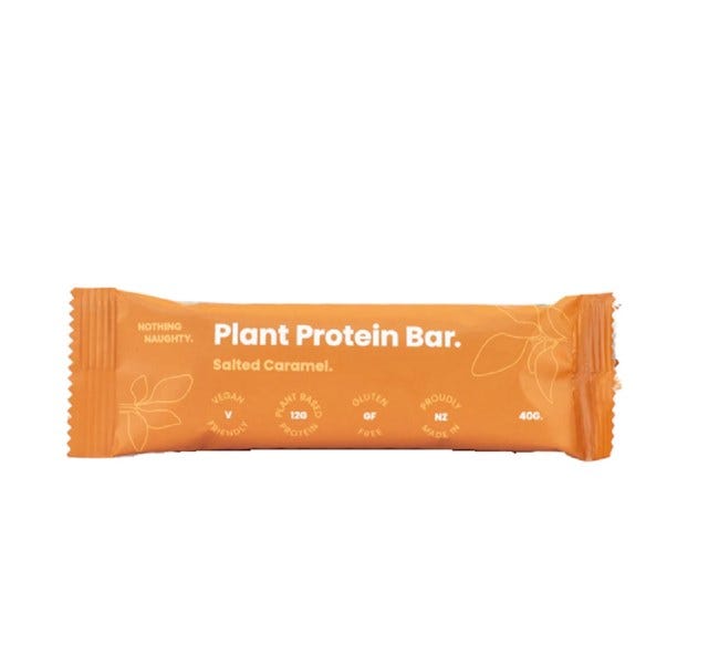 Nothing Naughty Plant Protein Bar Salted Caramel 40g
