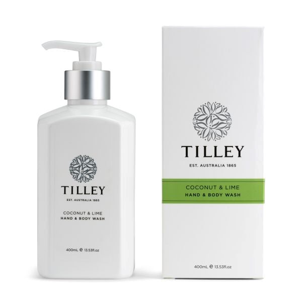 Tilley Hand & Body Wash Coconut & Lime 400ml