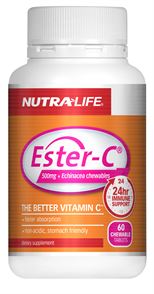 Ester C Echinacea Chewables Tablets 60 2 for 1
