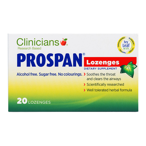 Clinicians Prospan Lozenges 20pk 