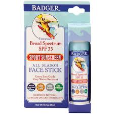 BADGER SPF30 SunScreen Sport Stick 18g