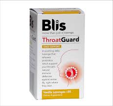 BLIS K12 Throat Guard Daily Vanilla 30s
