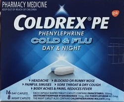 COLDREX PE Cold/Flu, Day/Night 24Cap