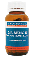 Ethical Nutrients Ginseng 5 Exhaustion Relief 60 caps