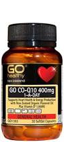 GO Healthy  COQ10 400mg 1 A Day 30 caps