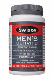 Swisse Mens Ultivite 120 Tab