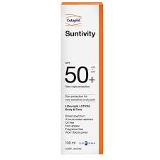 Cetaphil SUNTIVITY SPF50+ Ultra Light Lotion. 100ml