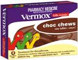 VERMOX Choc Chews Tabs 4s