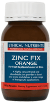 Ethical Nutrients Zinc Fix 100g powder Orange Flavour