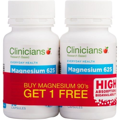 Clinicians Magnesium Capsules 90 TWIN PACK
