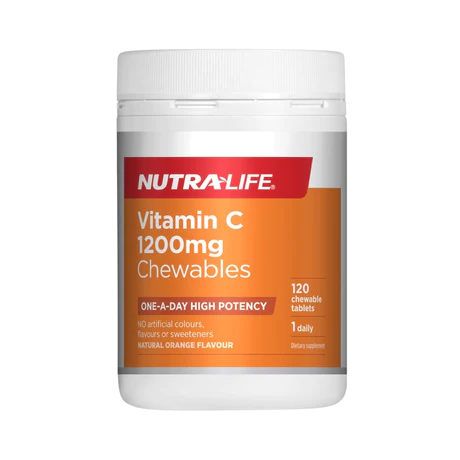 Nutra-Life Vitamin C 1200mg Chews 120tabs