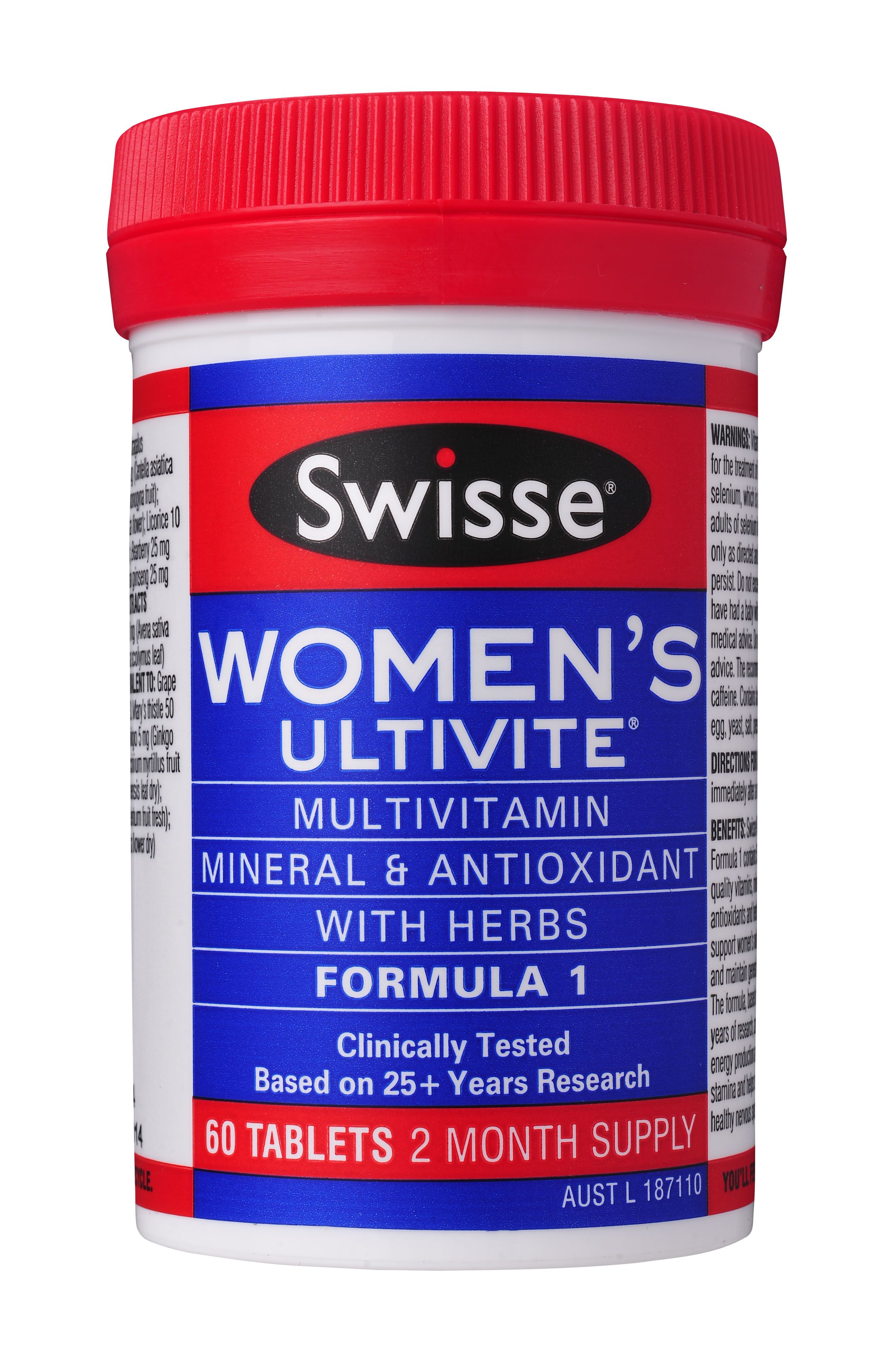 Swisse Womens Ultivite 60 Tab