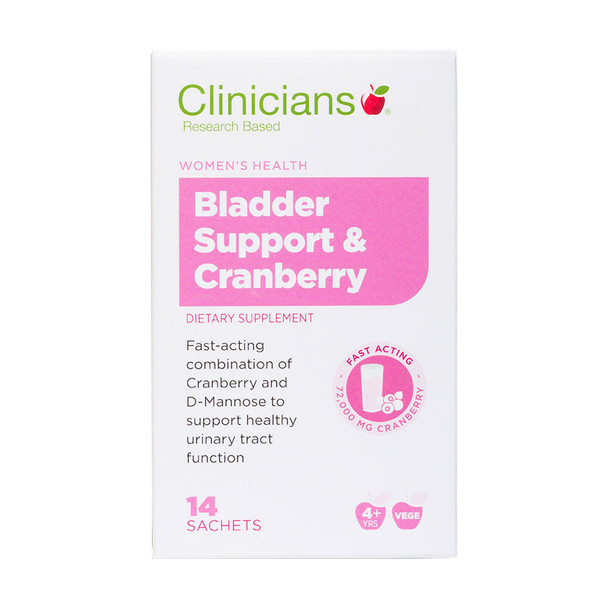 Clinicians Bladder Support +Cranberry 14 sachets
