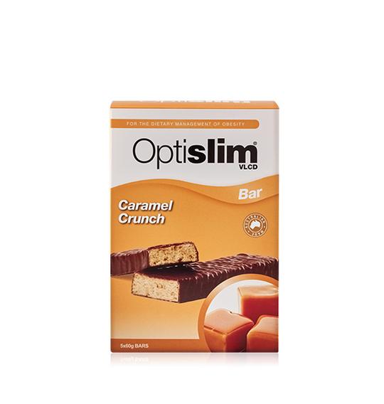 OptiSlim VLCD Caramel Crunch Bar 5x60g