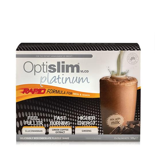 Optislim VLCD Platinum Shake Chocolate 21x25g