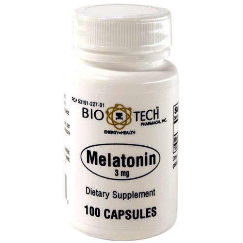 Melatonin 3 mg Capsules 100