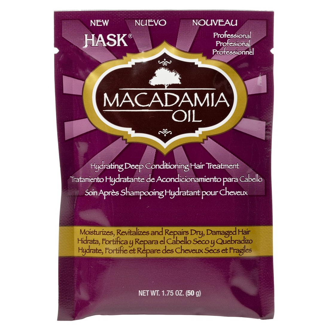 HASK Macadamia Oil Treatment Sachet 50g