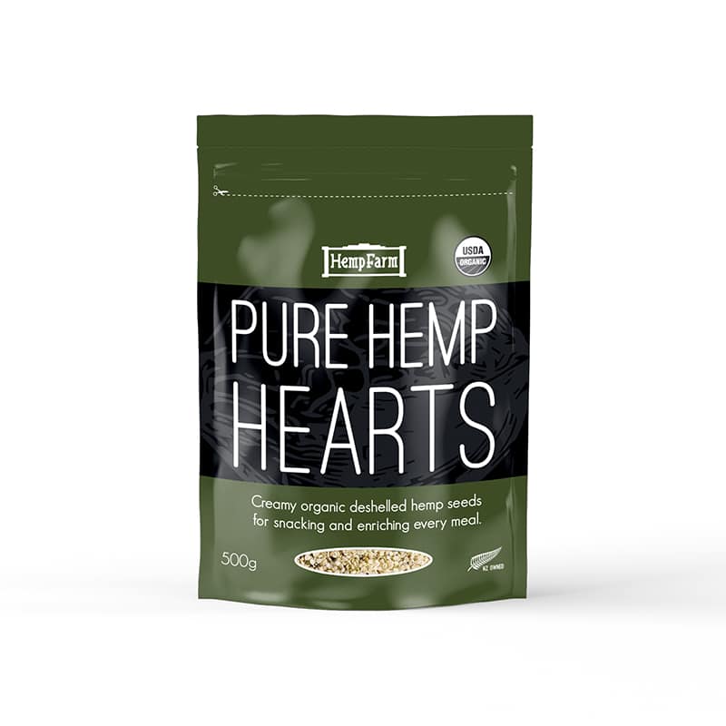 Organic Hulled Hemp Seed Hearts (500g)