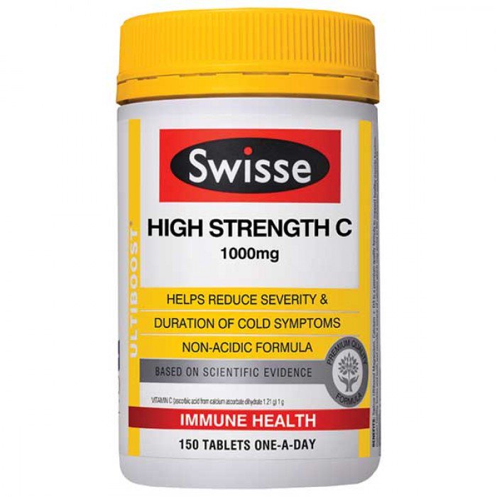 SWISSE UB HS Vitamin C 1000mg 150 tabs