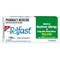 Telfast 180mg Tablets 30