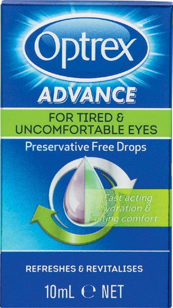 OPTREX Advance Tired Eye Drops 10ml Preservative Free