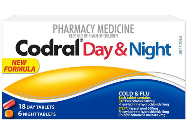 CODRAL PE Day & Night Codeine Free Tabs 24