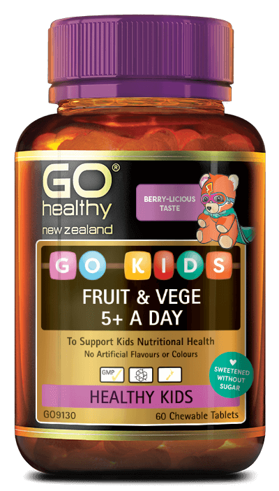 Go Healthy Kids Fruit & Vege 5+ 60 Chew