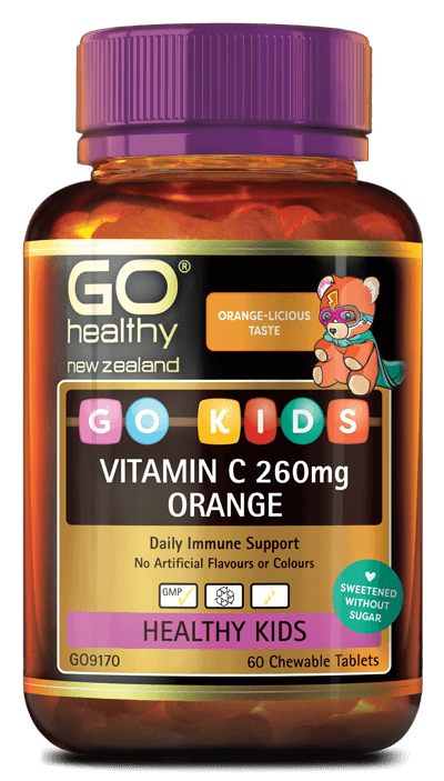 Go Healthy Kids Vit C 260mg Orange 60 Chew