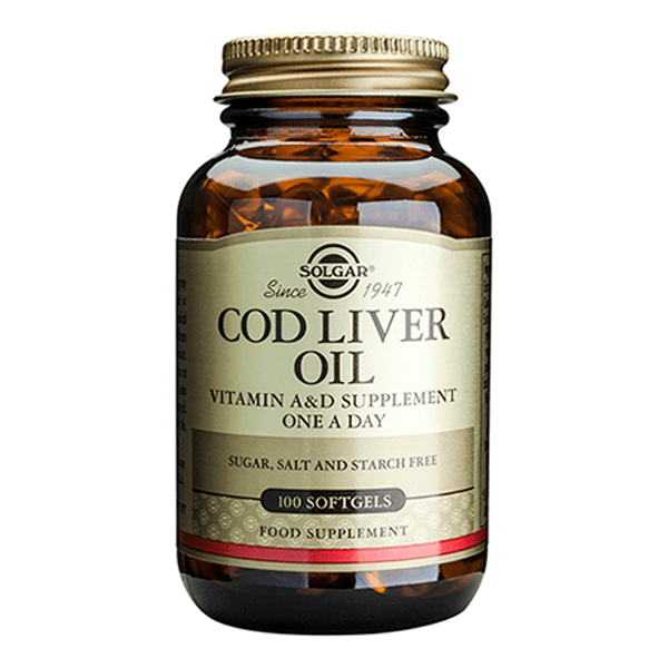 Solgar Cod Liver Oil 100 Softgels