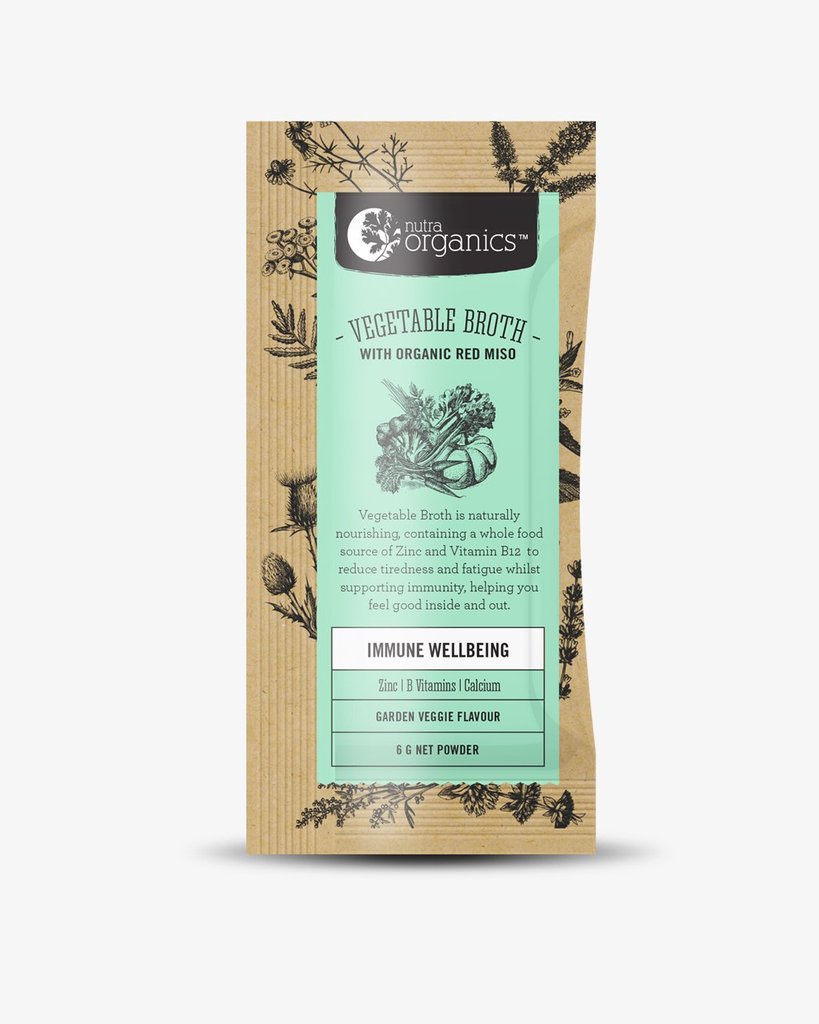 Nutra Organics Veggie Broth Single 6g