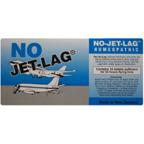 No Jet Lag Homeopathic Tablets 30