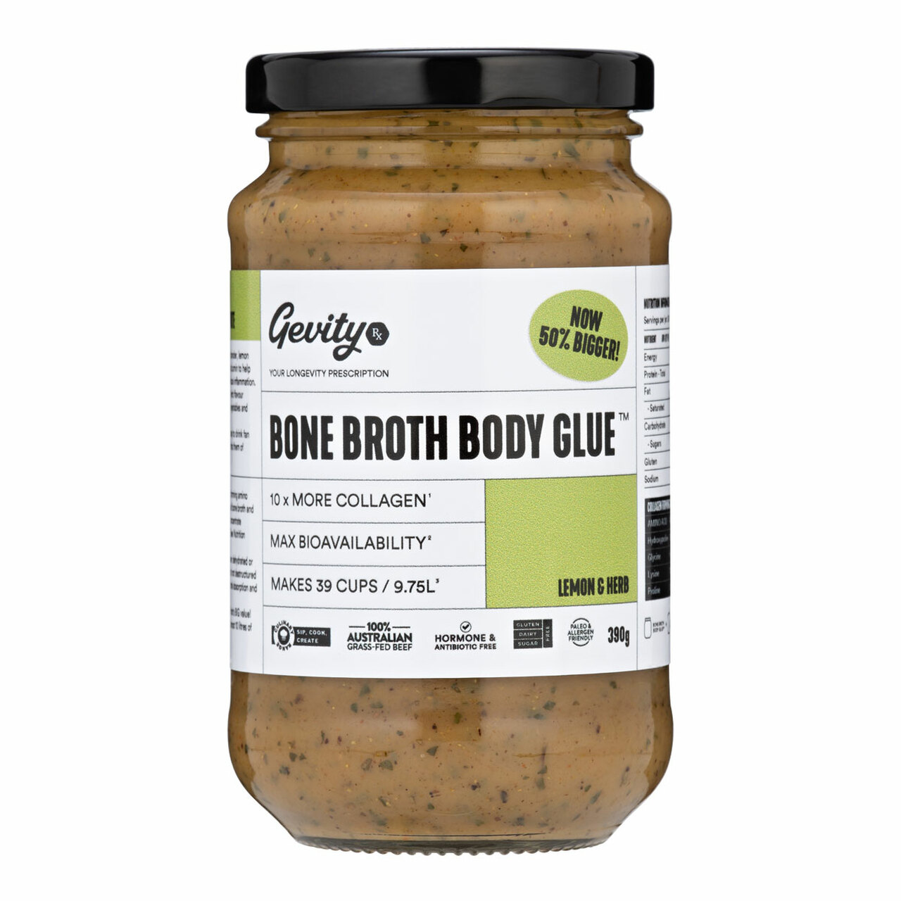 Meadow & Marrow Bone Broth Lemon&Herb 390g