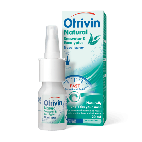 Otrivin Seawater & Eucalyptus Spray 20ml