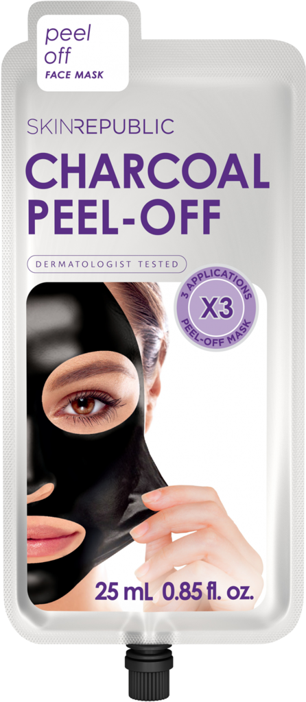 Skin Republic Charcoal Peel-Off Mask 3pk