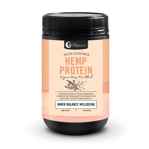 Nutra Organics Hemp Protein Salted Cacao 500g