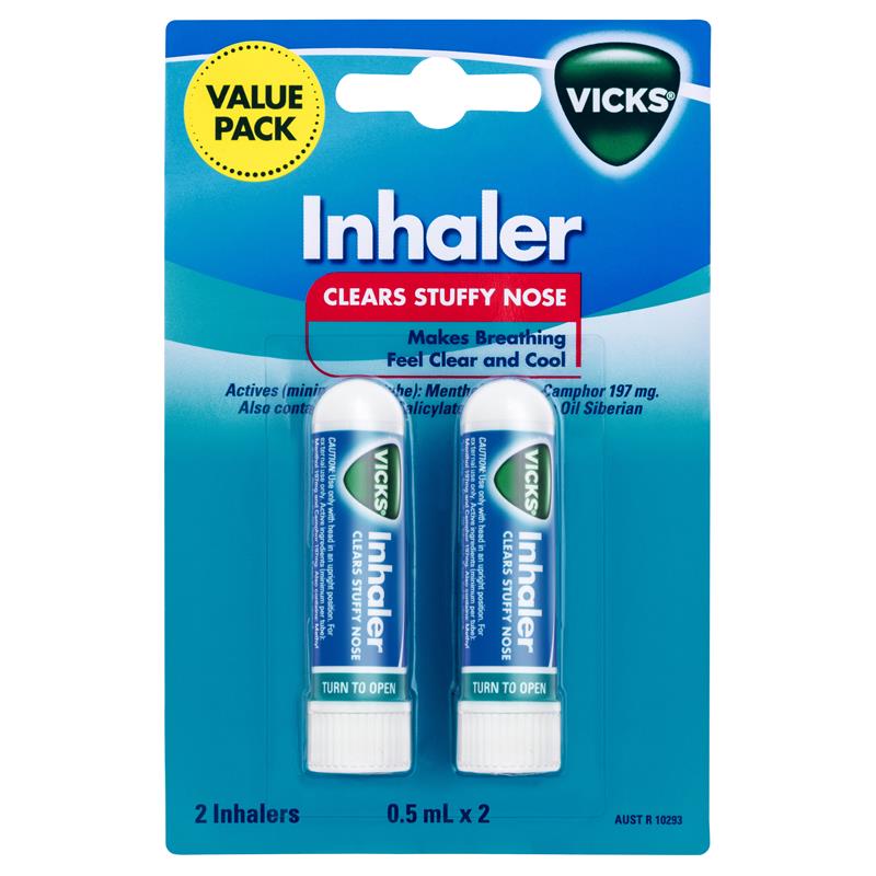 VICKS Inhaler 0.5ml Twin Pack