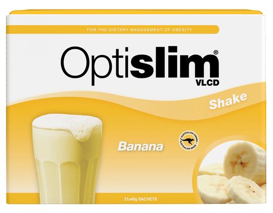 Optislim VLCD Meal Replacement Shake Banana 21x40g