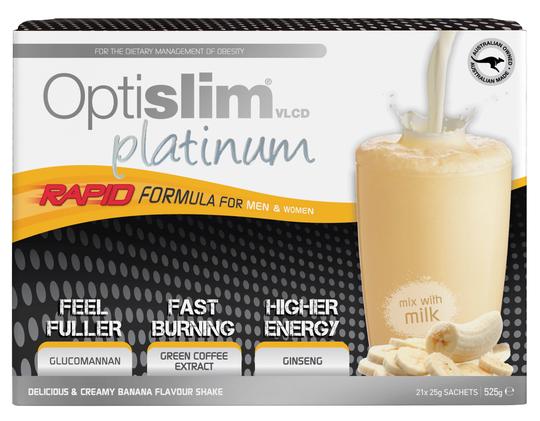 Optislim VLCD Platinum Shake Banana 21x25g