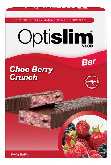 OptiSlim VLCD Choc Berry Bar 5x60g