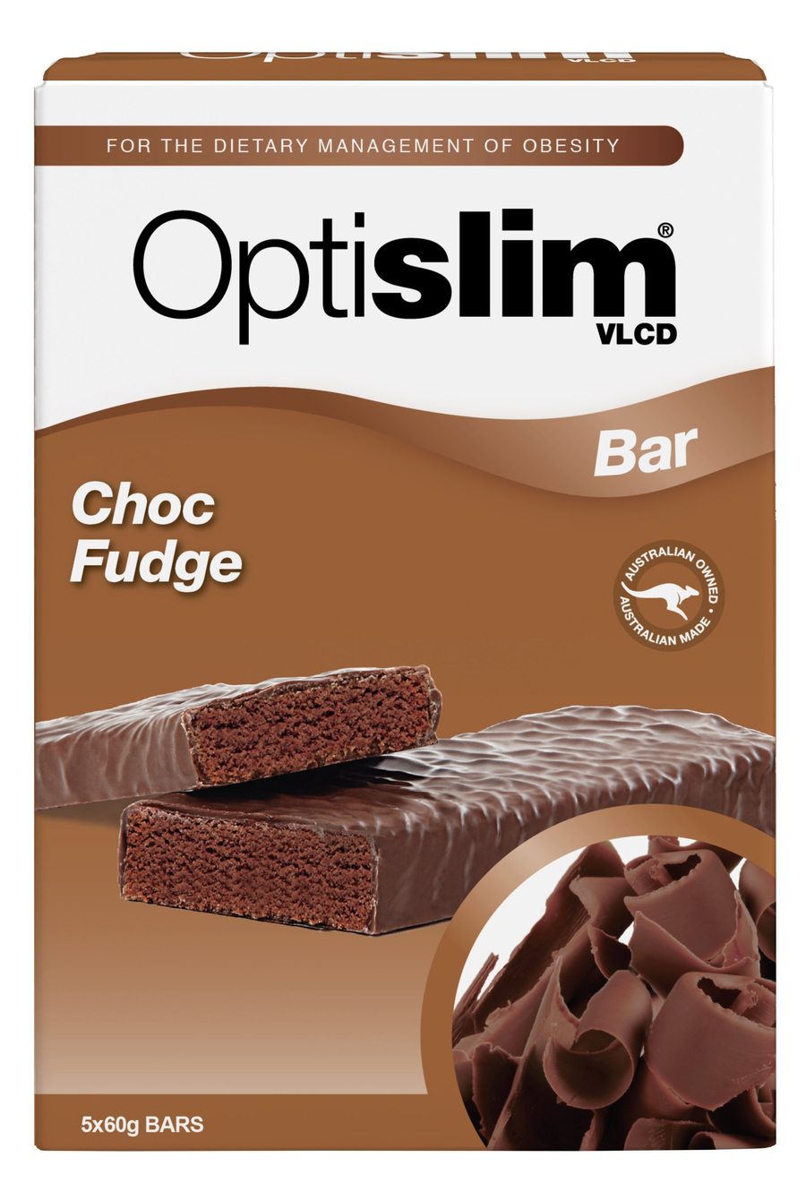 Optislim VLCD Choc Fudge Bar 5x60g