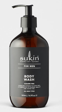Sukin Men Body Wash 500ml