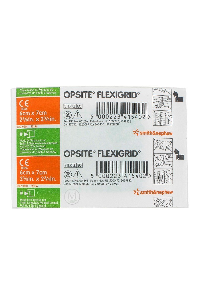 OPSITE Flexigrid Dressing 6x7cm Single