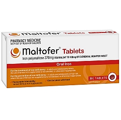 MALTOFER Iron 370mg 30 Tabs