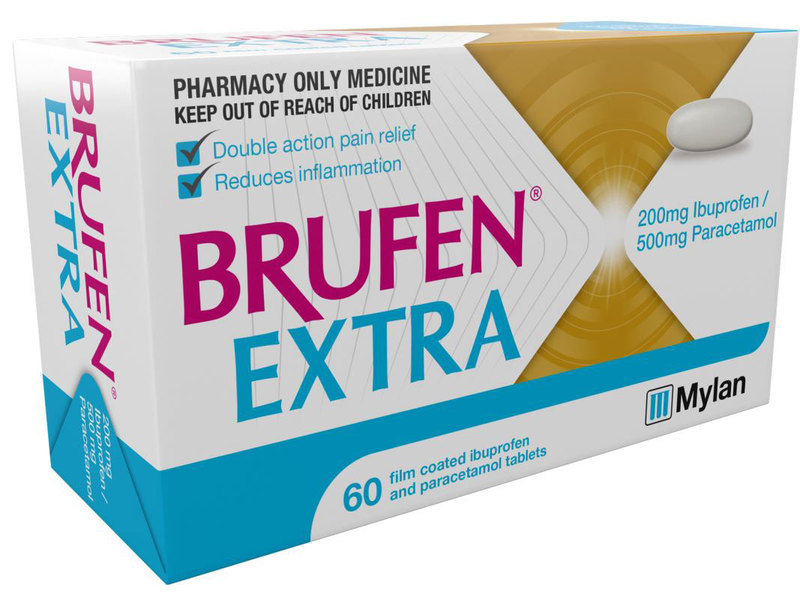 Brufen Extra 200/500mg Ibuprofen/Paracetamol 60s