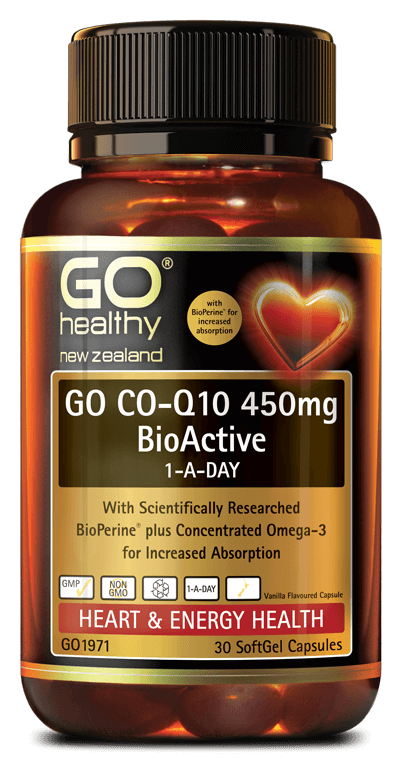 Go Healthy CoQ10 450mg BioActive 1ADay 30s