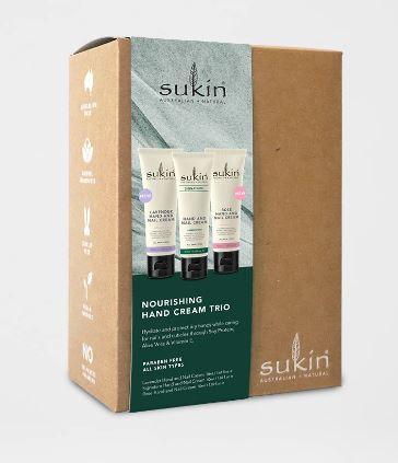 SUKIN Hand Cream Trio Gift Pack 3x50ml