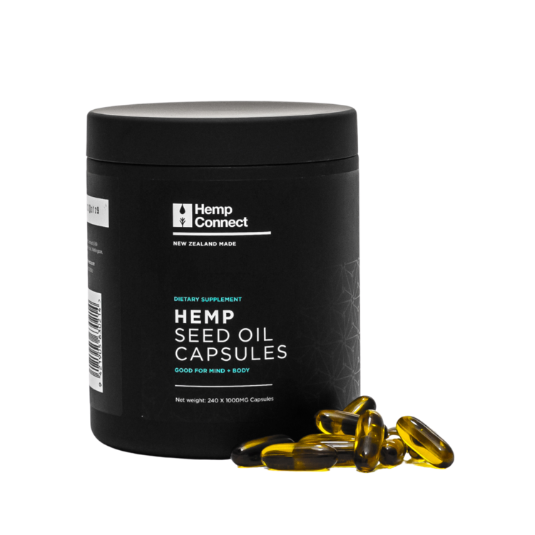 Hemp Connect Hemp Seed Oil 1000mg 240 Caps