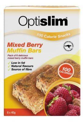 Optislim Snack Bar Berry Muffin 6x40g